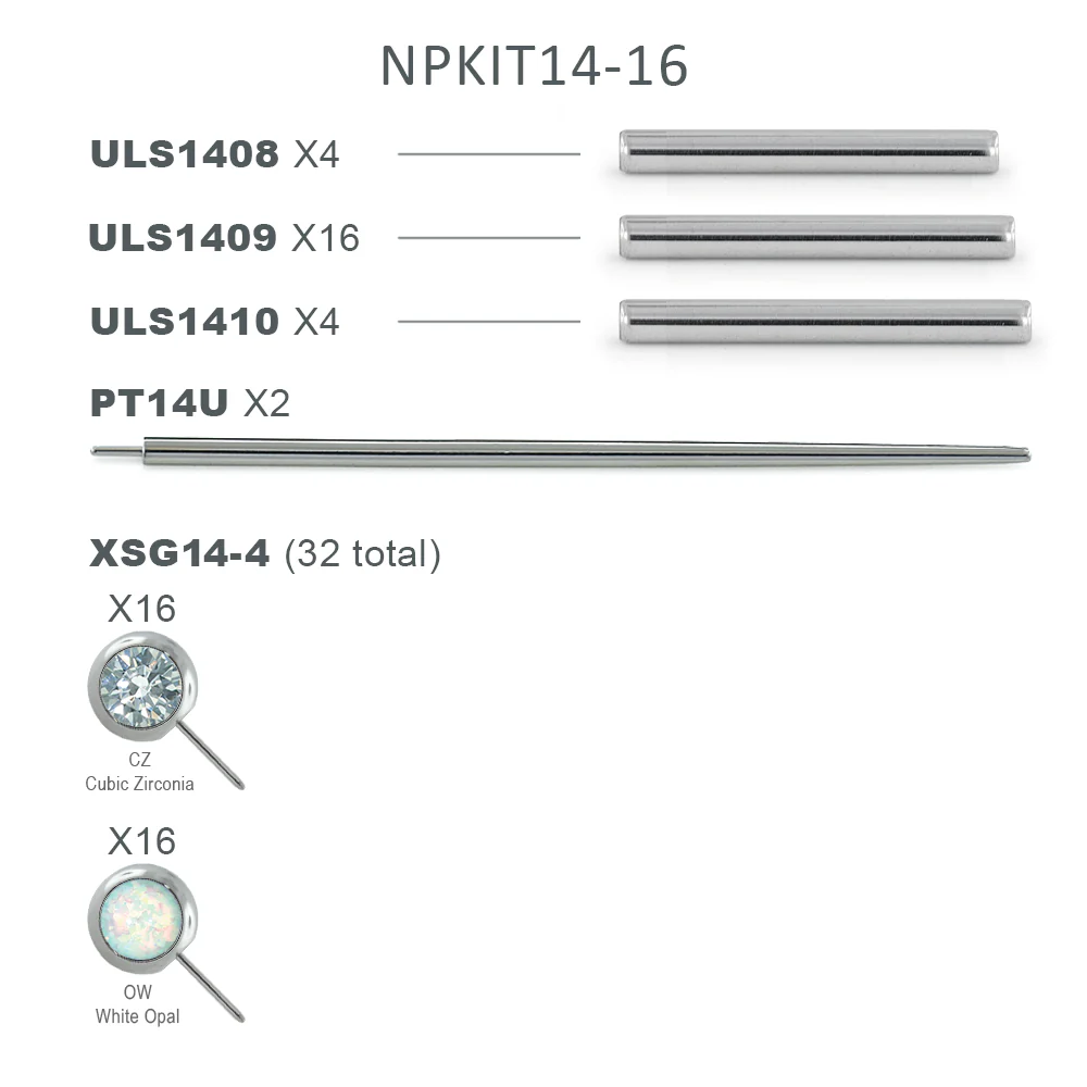 14 Gauge Essential Nipple Kit - Image 3