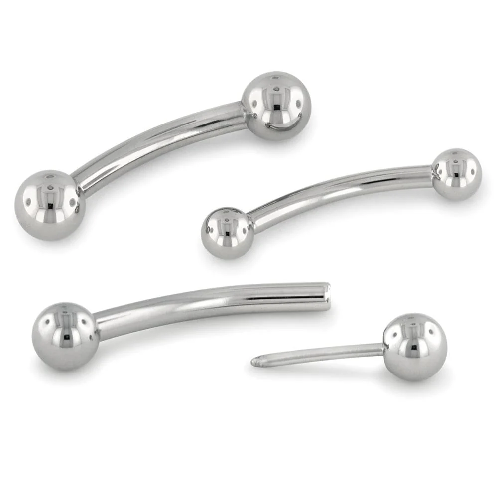 Titanium Curved Barbell Balls - Image 3