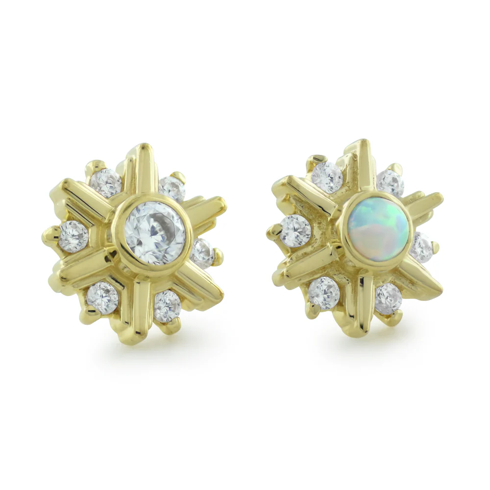 18K Gold Deco End - Image 3