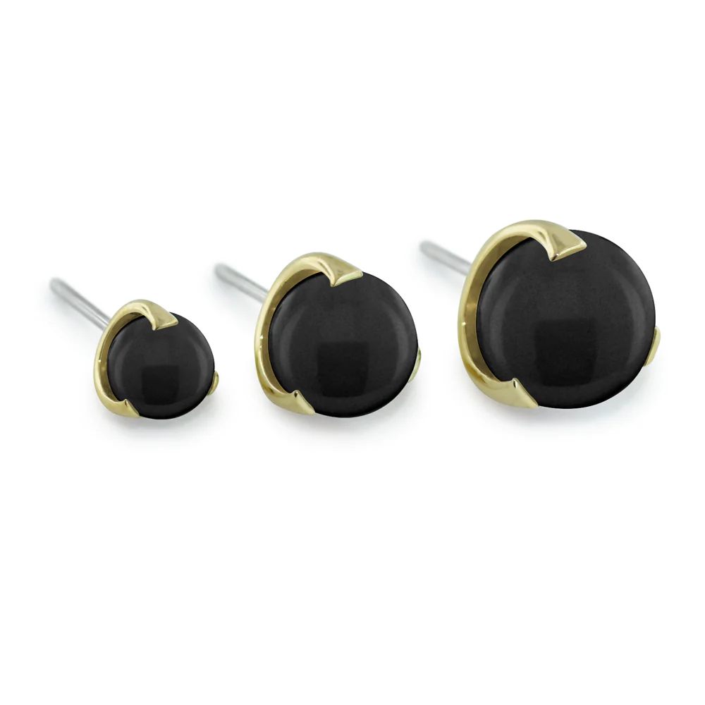 18K Gold Sphere Gem - Image 3