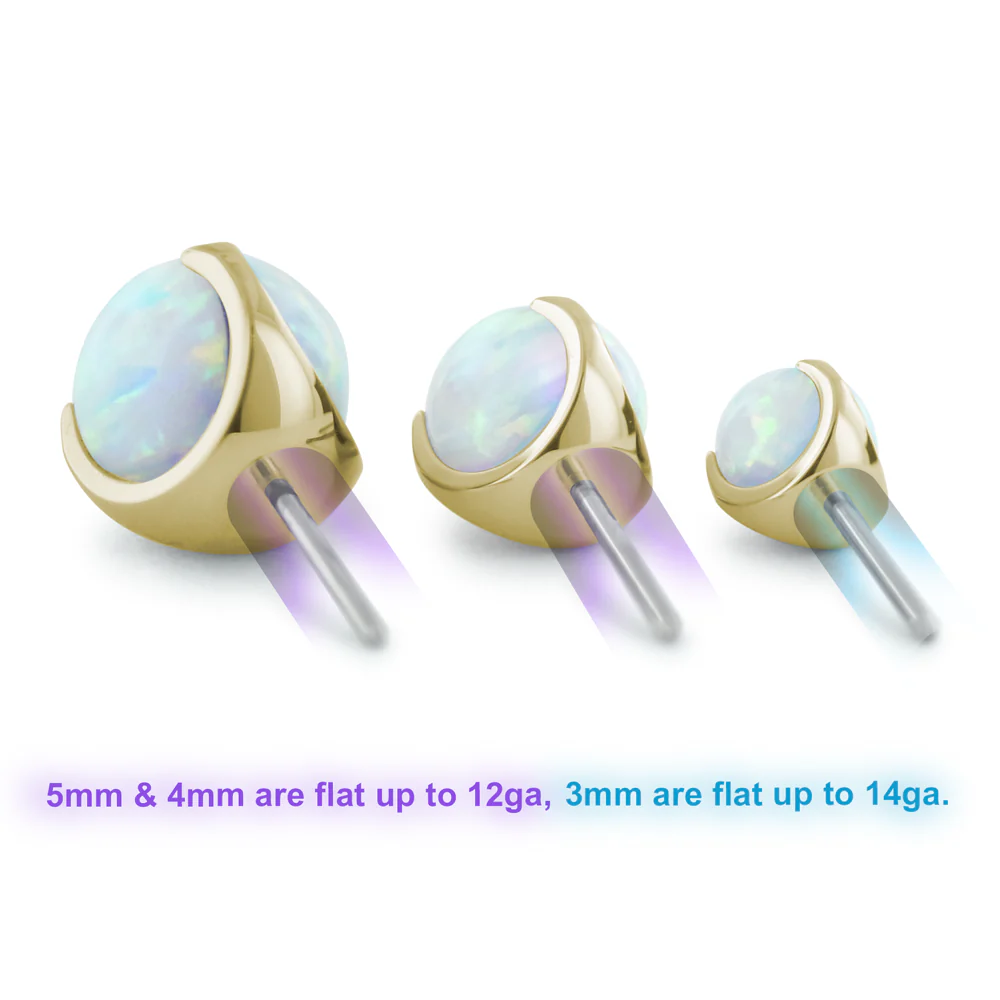 18K Gold Sphere Gem - Image 4