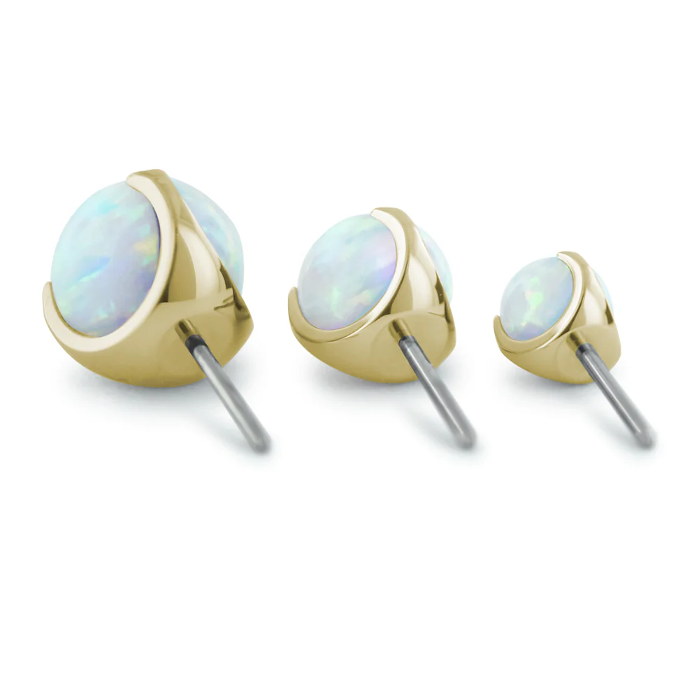 18K Gold Sphere Gem - Image 5