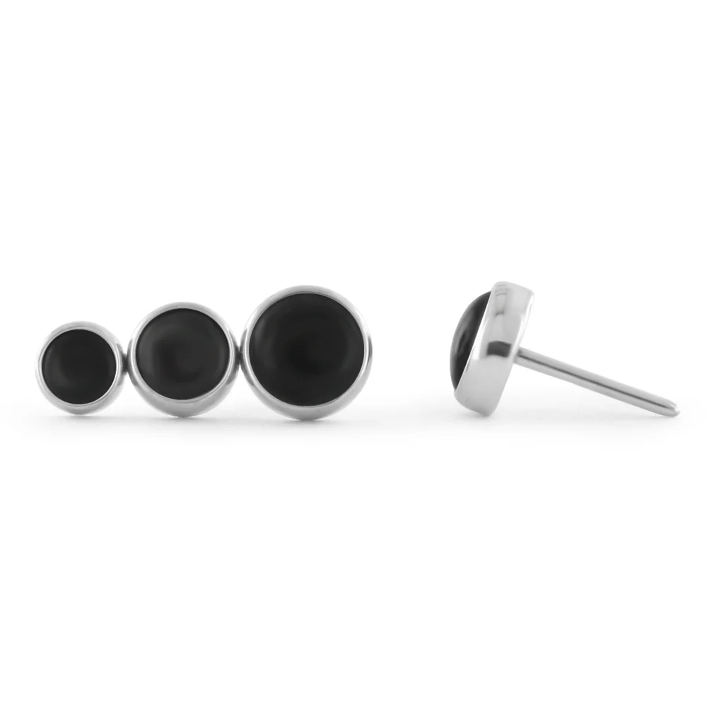 Bezel Set Cabochon Cluster - Tapered - Image 3