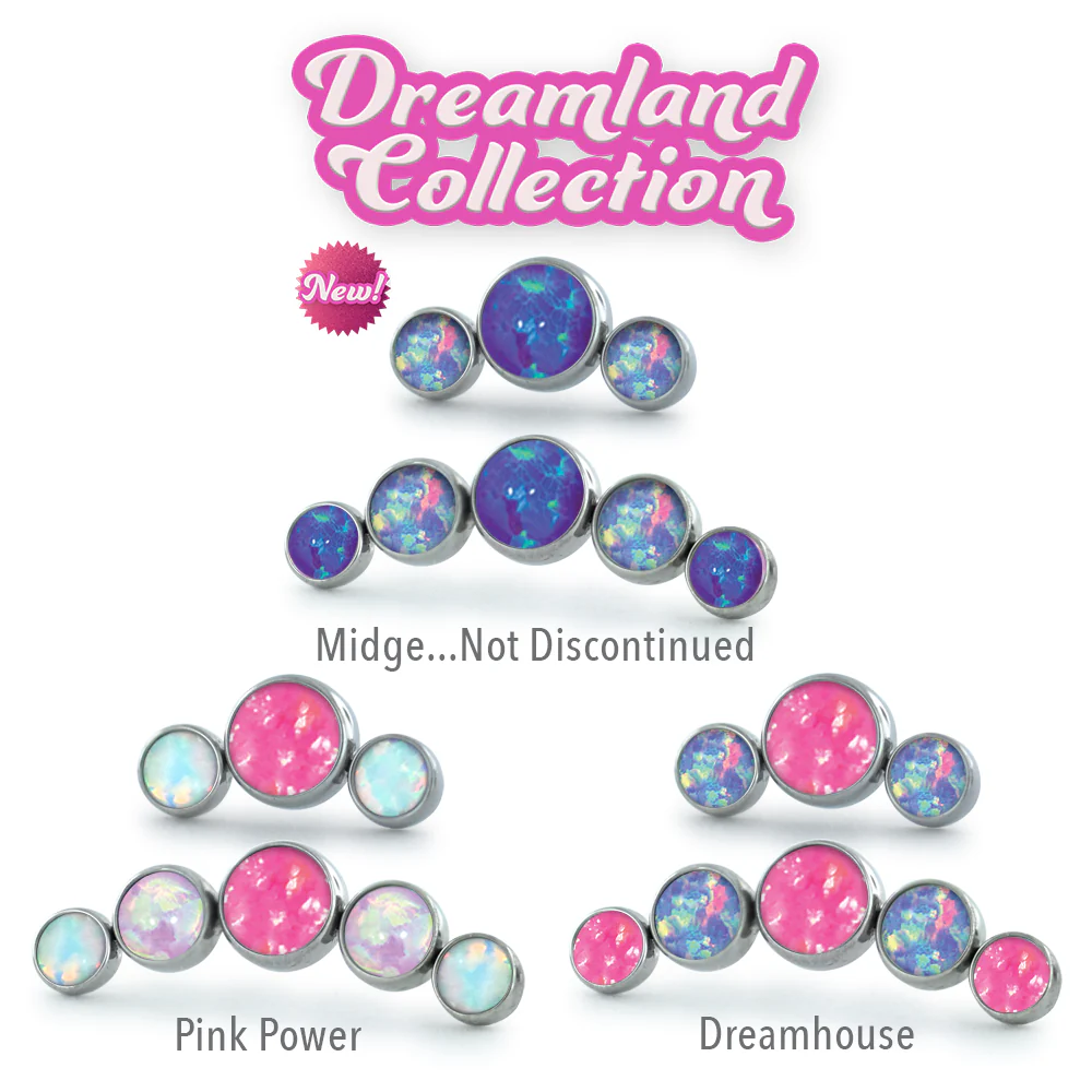 Dreamland Bezel Set Cabochon Cluster - Curved - Image 5
