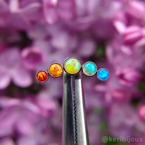 Pride Bezel Set Cluster - Curved - Image 3