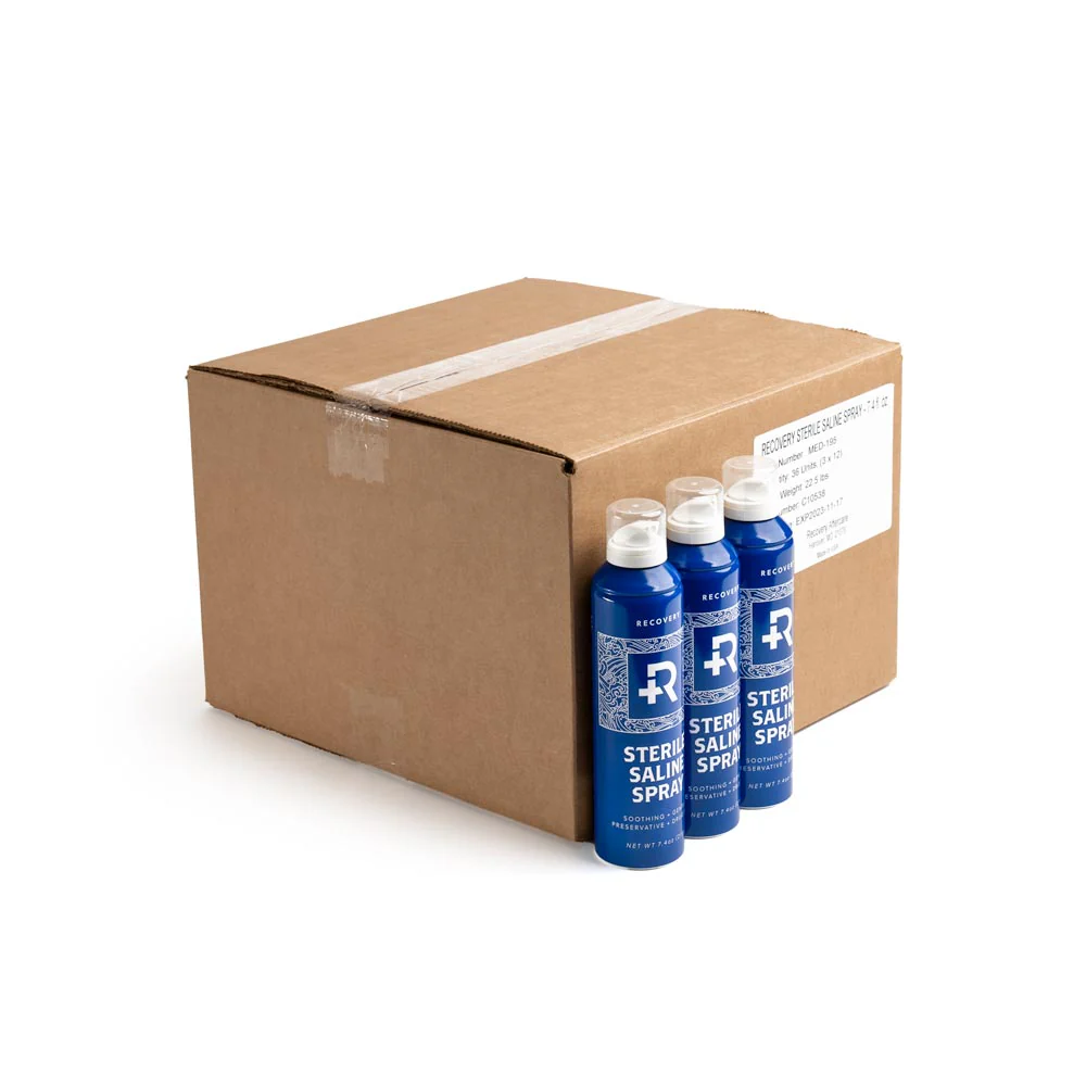 Recovery Sterilized Saline Wash Spray - 7.4oz - Case of 36 - Image 5