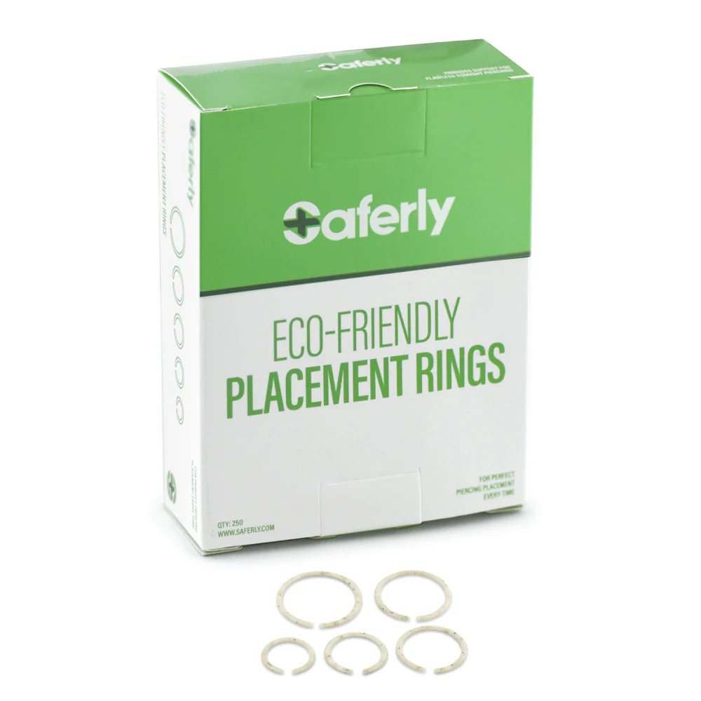 Saferly Biodegradable Piercing Placement Rings - Image 2