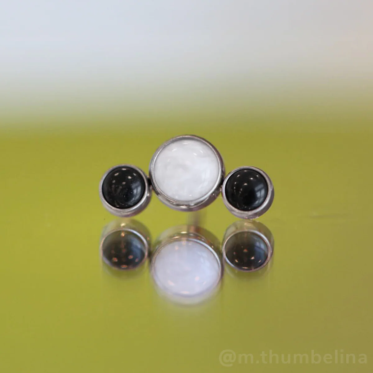 Halloween Bezel-Set Curved Cluster - Image 3