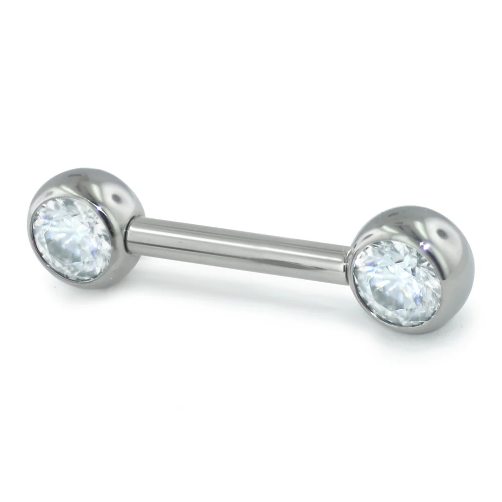 Titanium Faceted Side Gem - Image 4