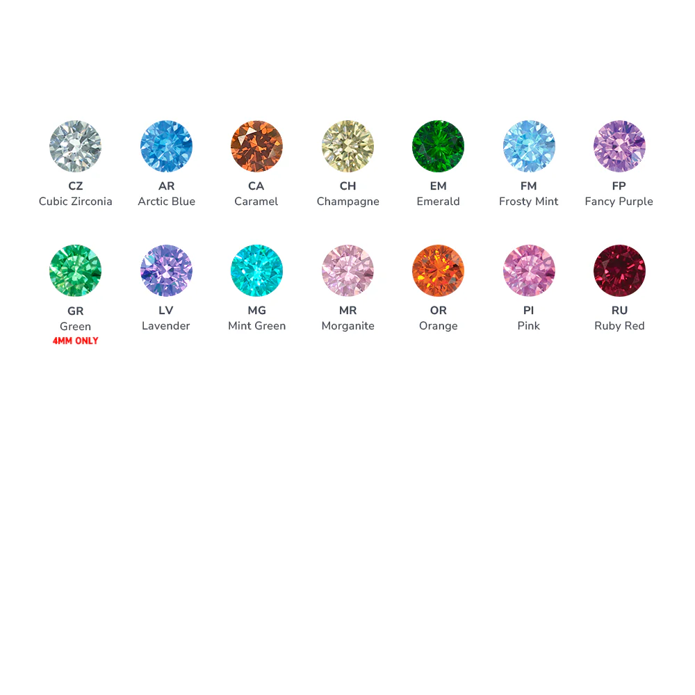Titanium Baguette Cut Prong Gem End - Image 10