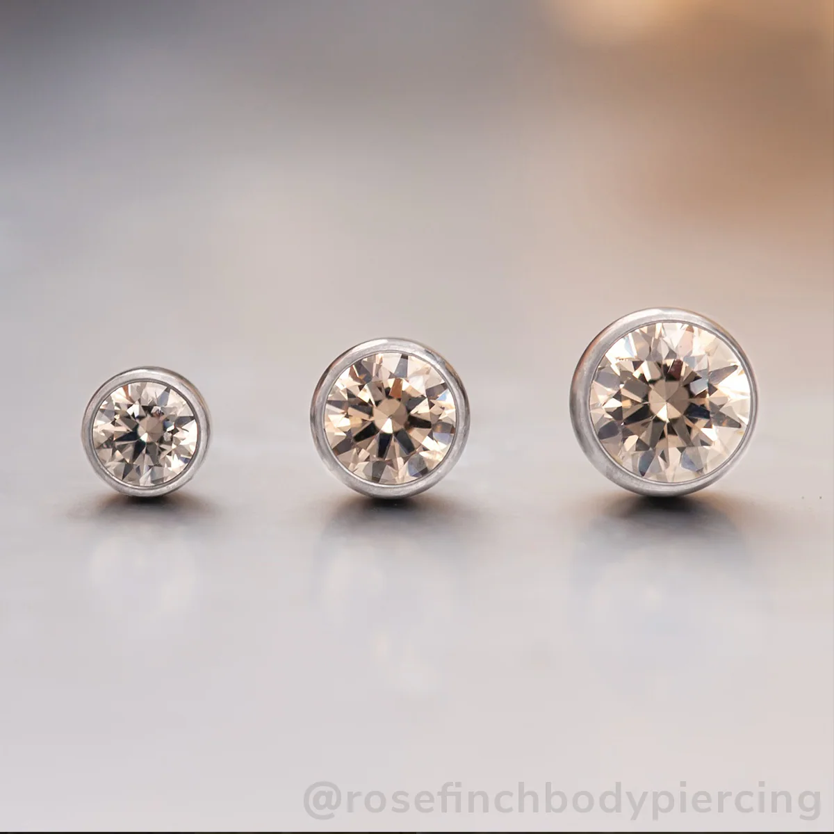 Titanium Bezel Set Gem - Image 3