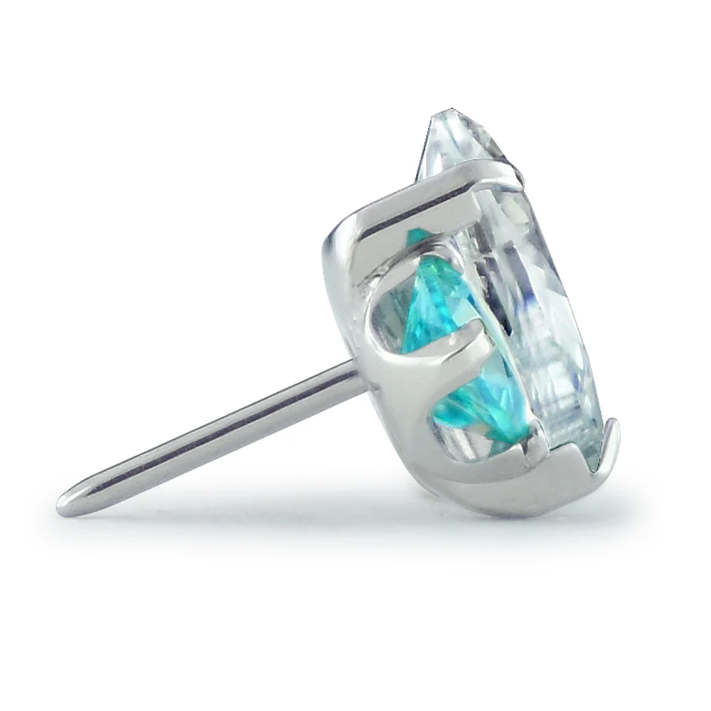 Titanium Pear Cut Gem Fan Clusters - Select Center Gem - Image 4