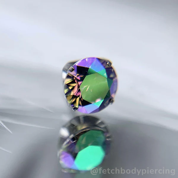 Titanium Prong Set Gem - Image 3
