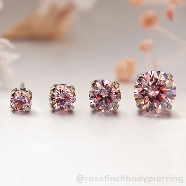 Titanium Prong Set Gem - Image 5